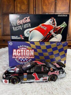 Vintage Dale Earnhardt Jr. Coke Polar Bear 1998 Monte Carlo 1:24 Scale Stock Car